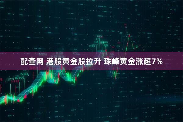 配查网 港股黄金股拉升 珠峰黄金涨超7%